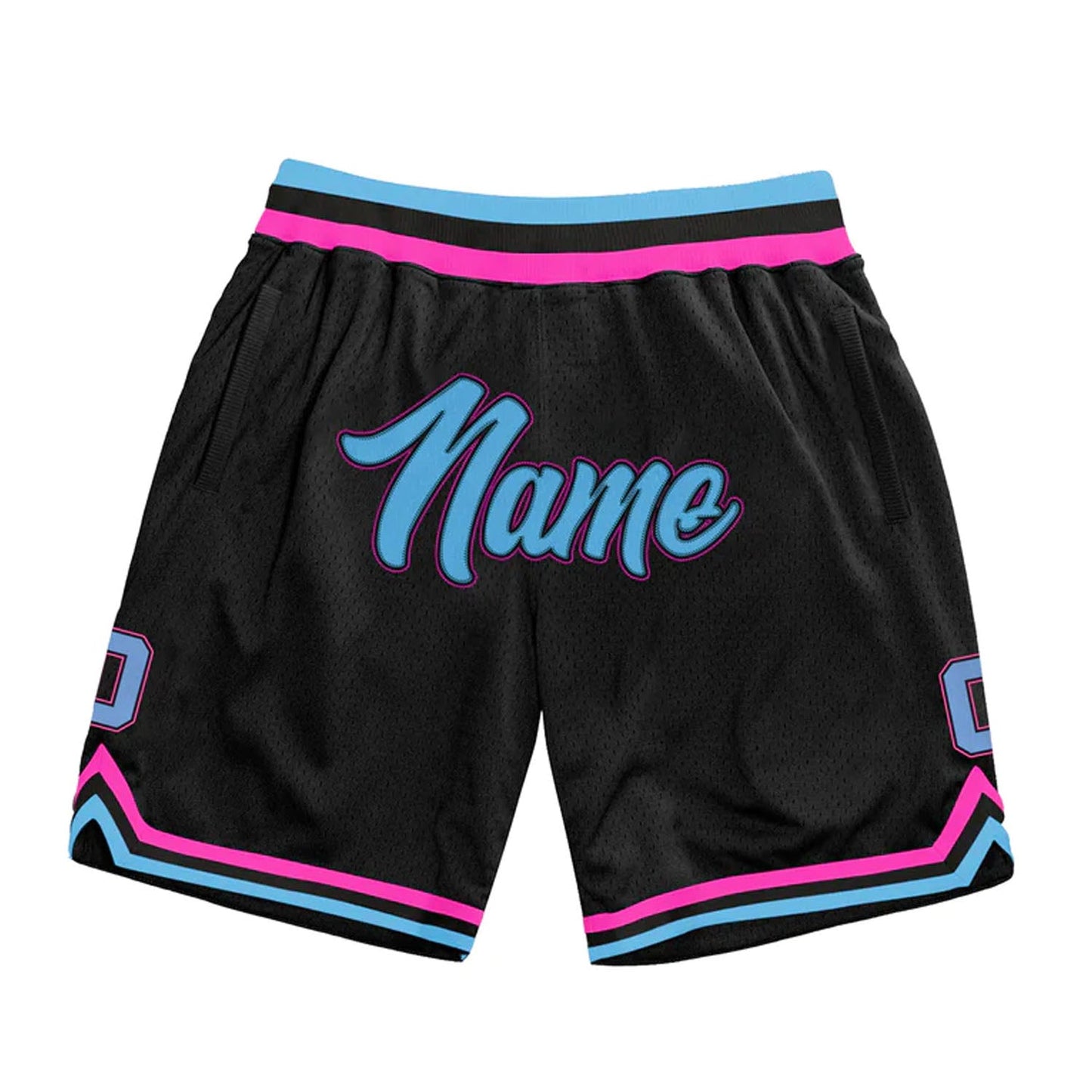 Black Vice City Custom Basketball Shorts