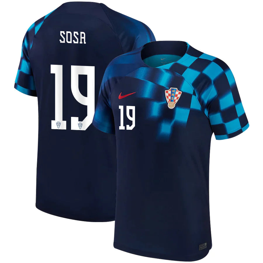 Borna Sosa Croatia 19 FIFA World Cup Jersey