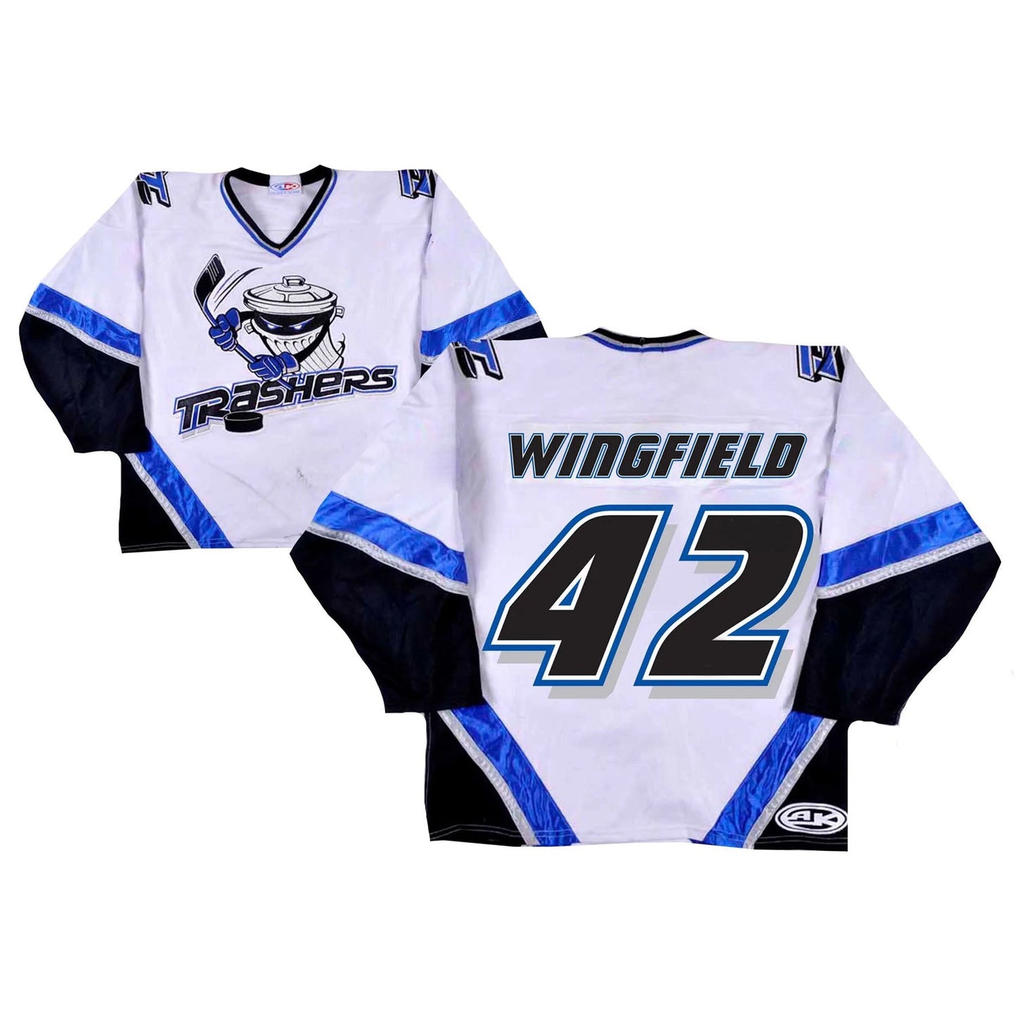 Brad Wingfield Danbury Trashers 42 Jersey