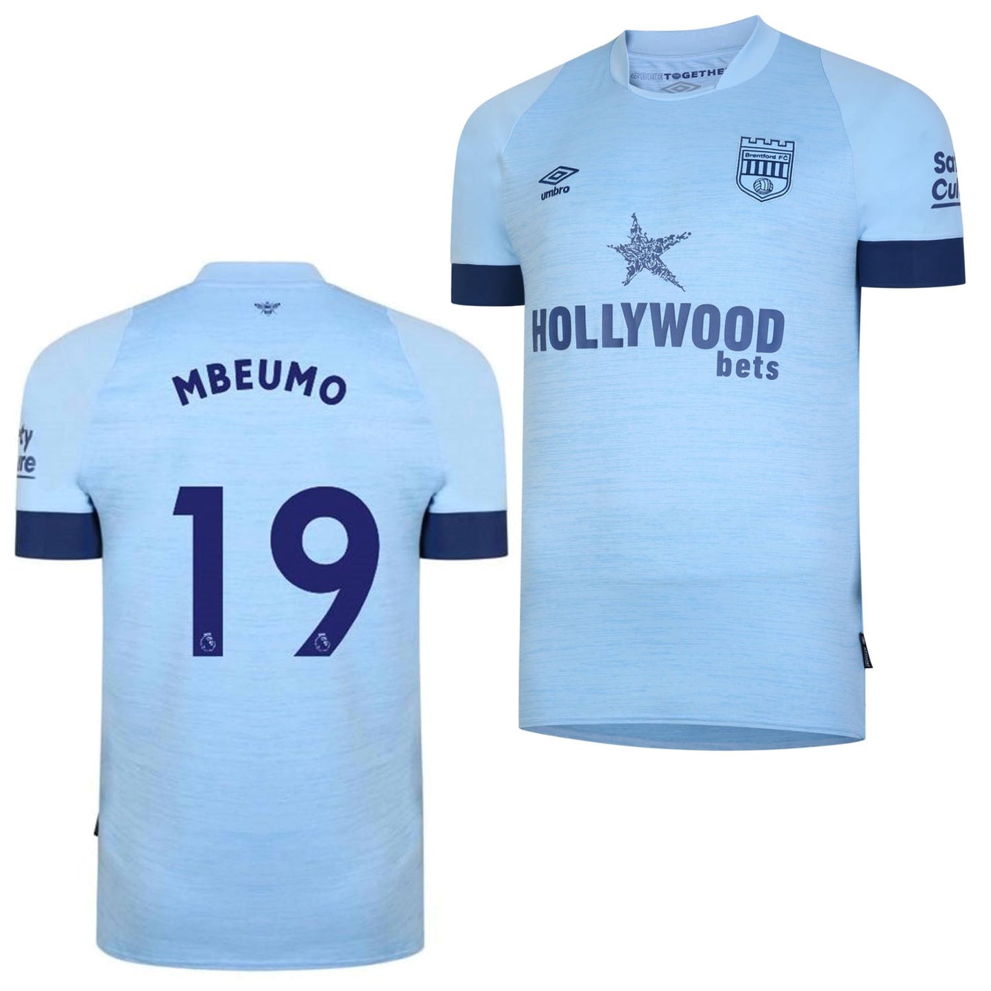 Bryan Mbeumo Brentford 19 Jersey