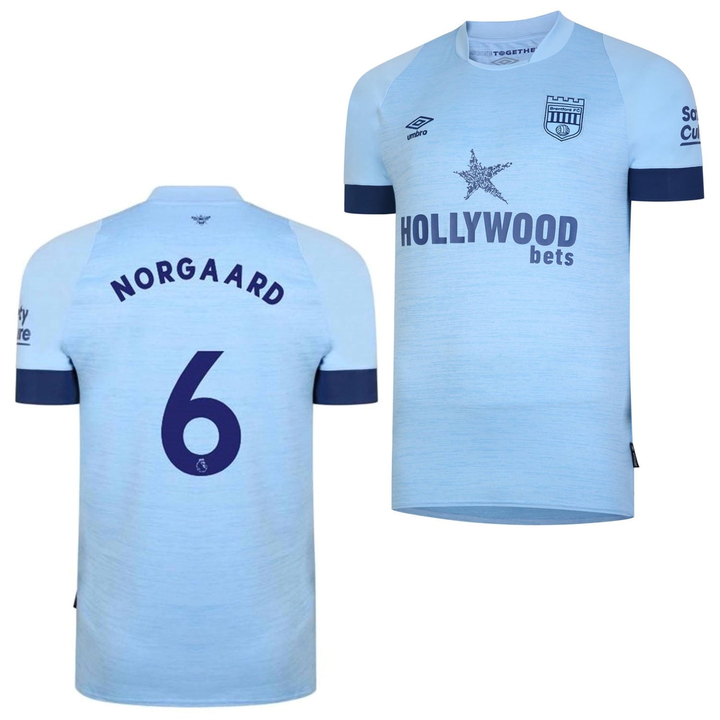 Christian Norgaard Brentford 6 Jersey