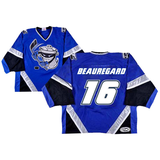 David Beauregard Danbury Trashers 16 Jersey