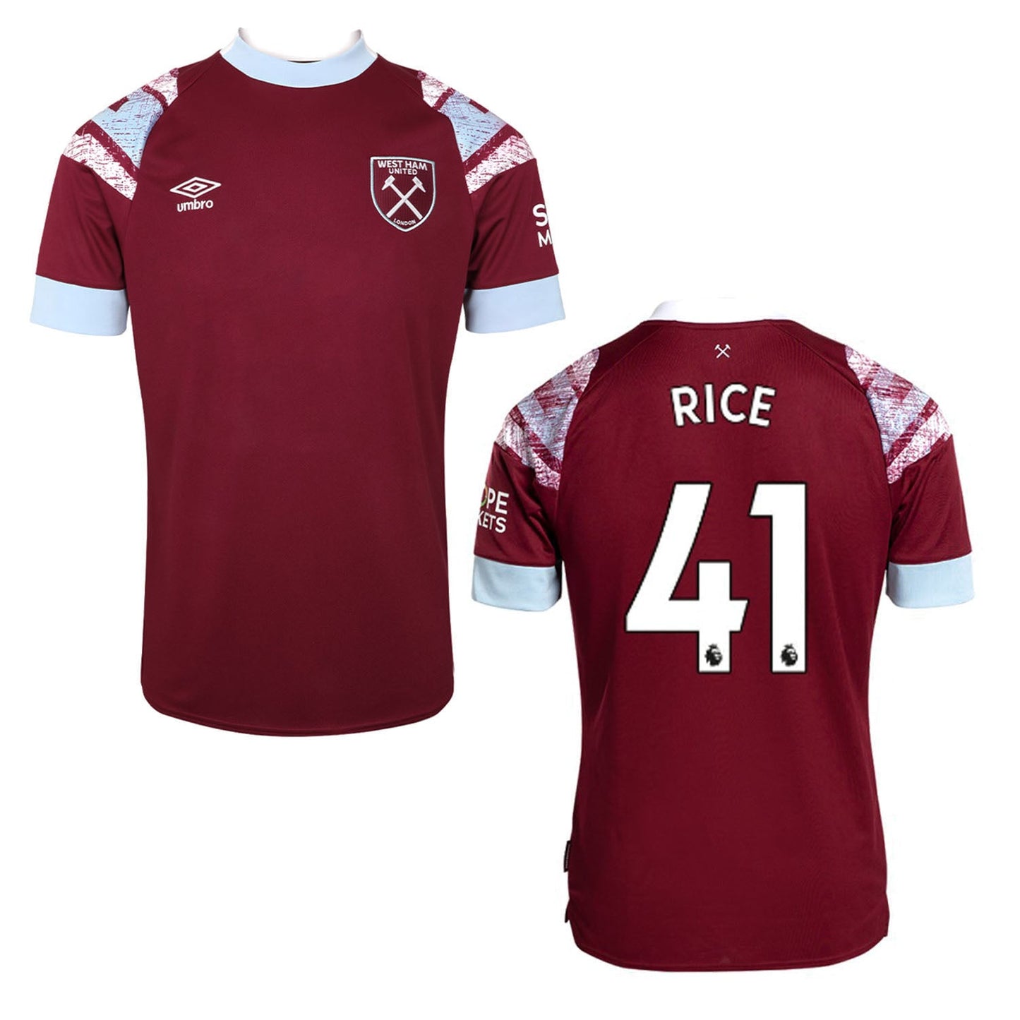 Declan Rice West Ham 41 Jersey