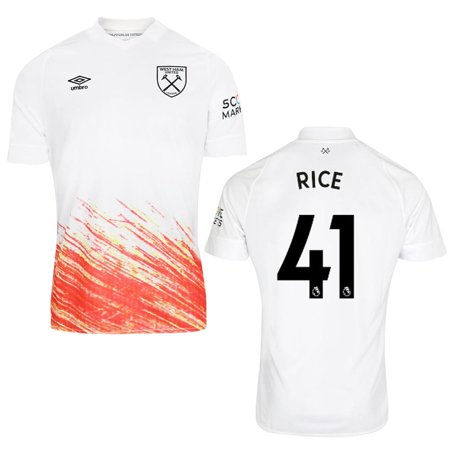 Declan Rice West Ham 41 Jersey