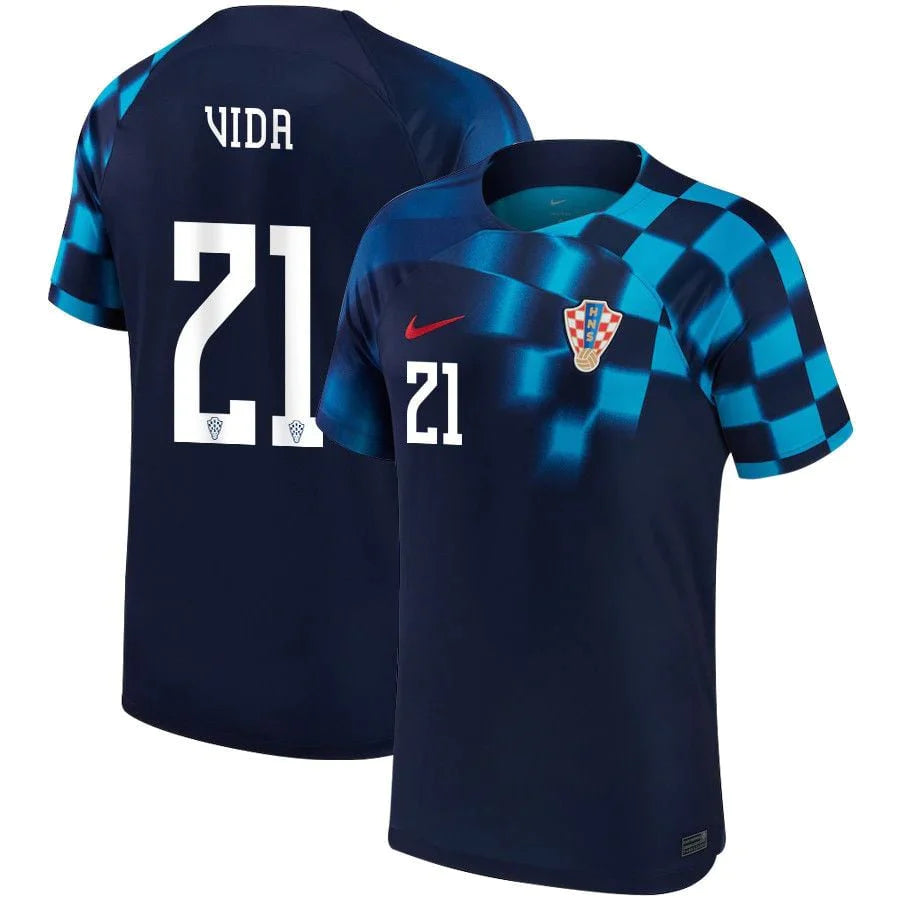 Domagoj Vida Croatia 21 FIFA World Cup Jersey