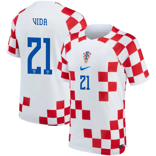 Domagoj Vida Croatia 21 FIFA World Cup Jersey