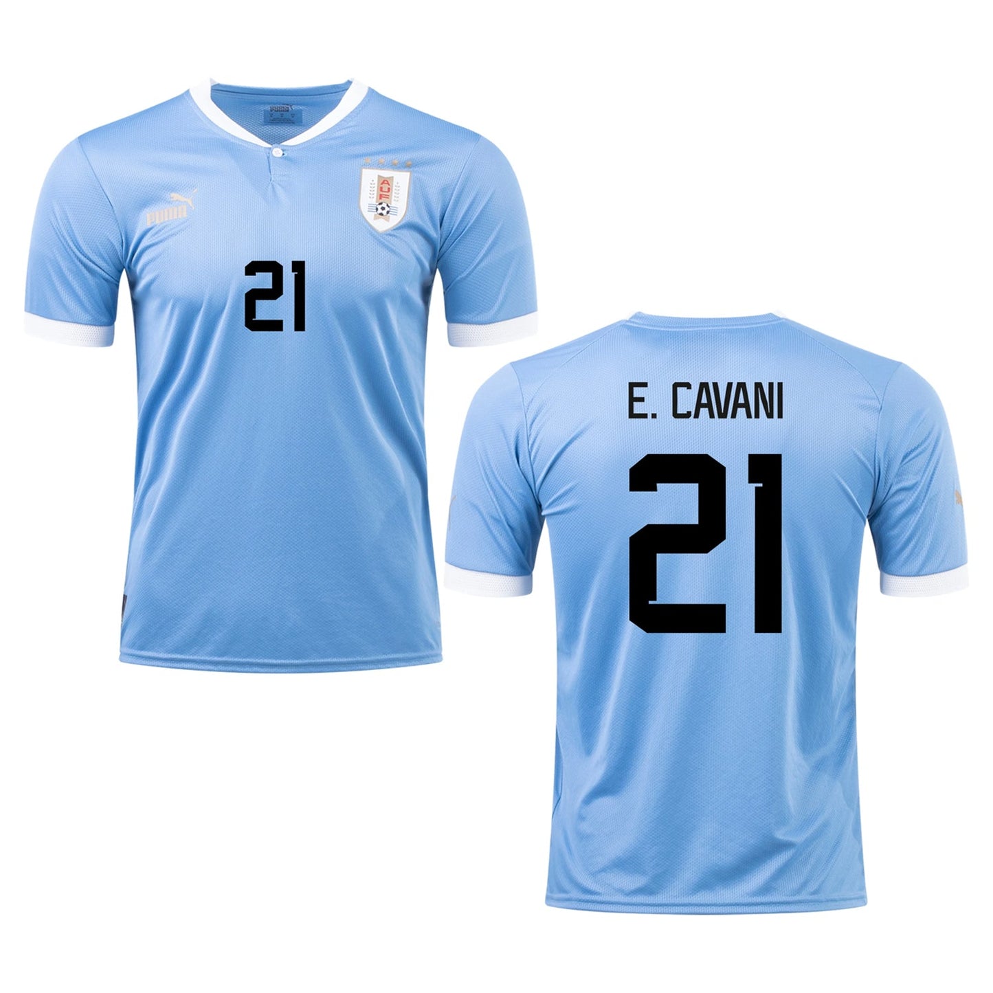 Edinson Cavani Uruguay 21 FIFA World Cup Jersey