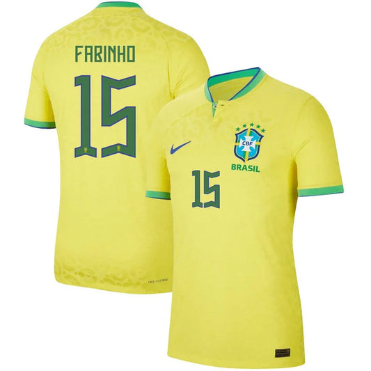 Fabinho Brazil 15 FIFA World Cup Jersey