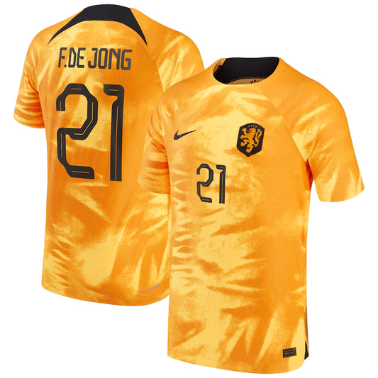 Frenkie de Jong Netherlands 21 FIFA World Cup Jersey