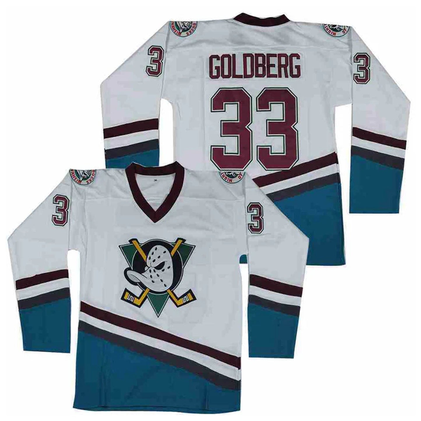 Greg Goldberg #33 Mighty Ducks Jersey