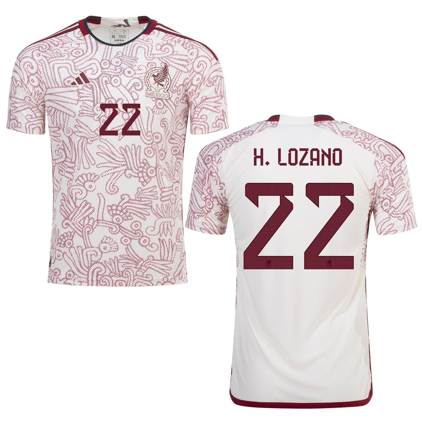 Hirving Lozano Mexico 22 FIFA World Cup Jersey