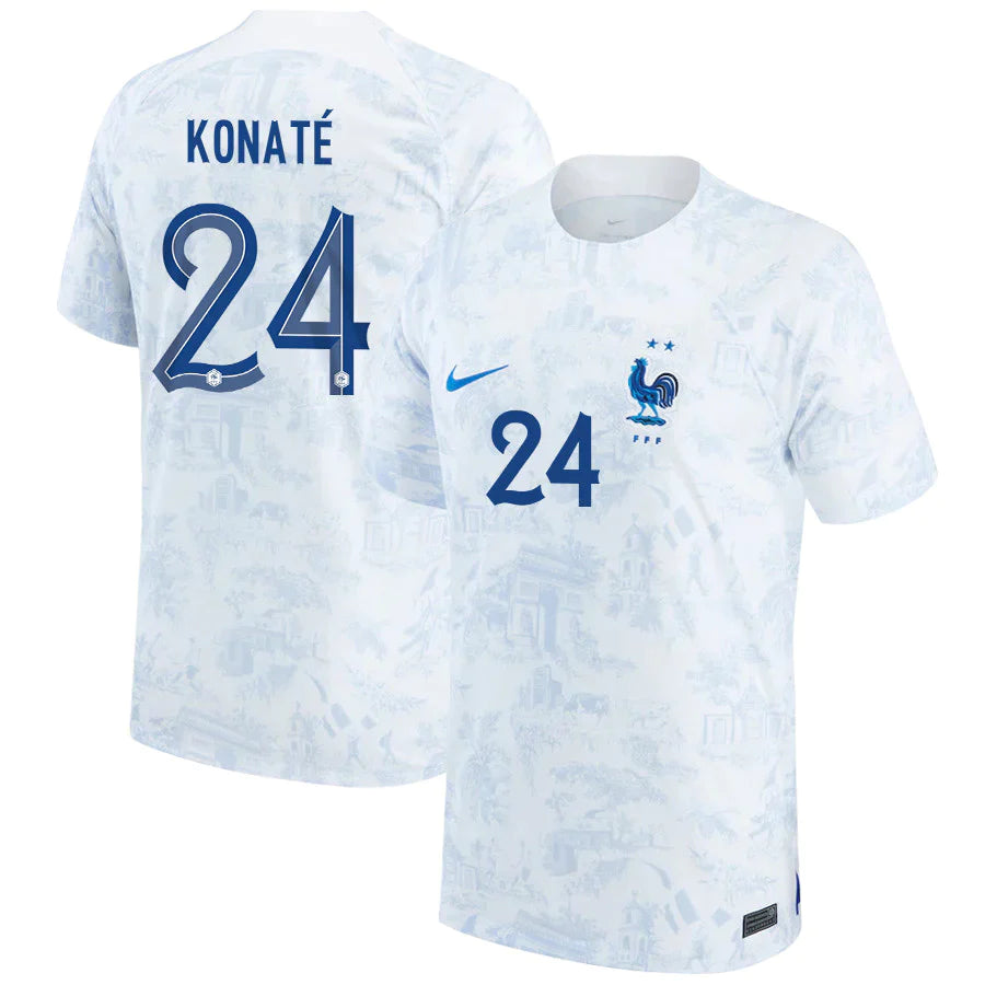 Ibrahima Konate France 24 FIFA World Cup Jersey