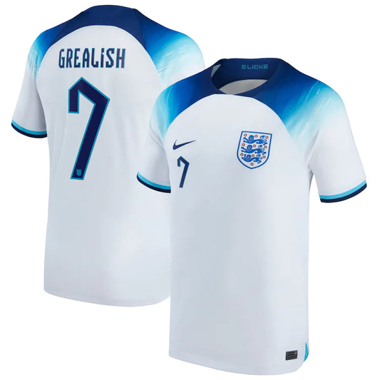 Jack Grealish England 7 FIFA World Cup Jersey