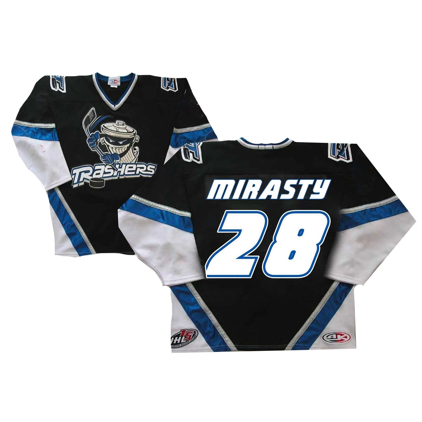 Jon Mirasty Danbury Trashers 28 Jersey