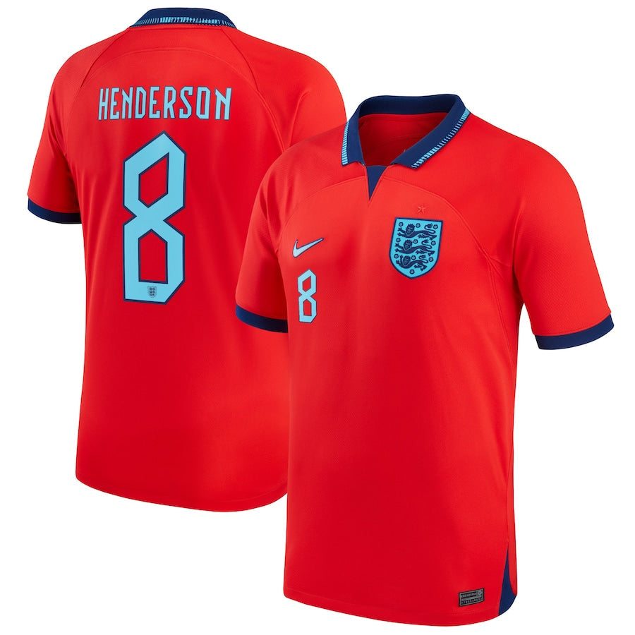 Jordan Henderson England 8 FIFA World Cup Jersey