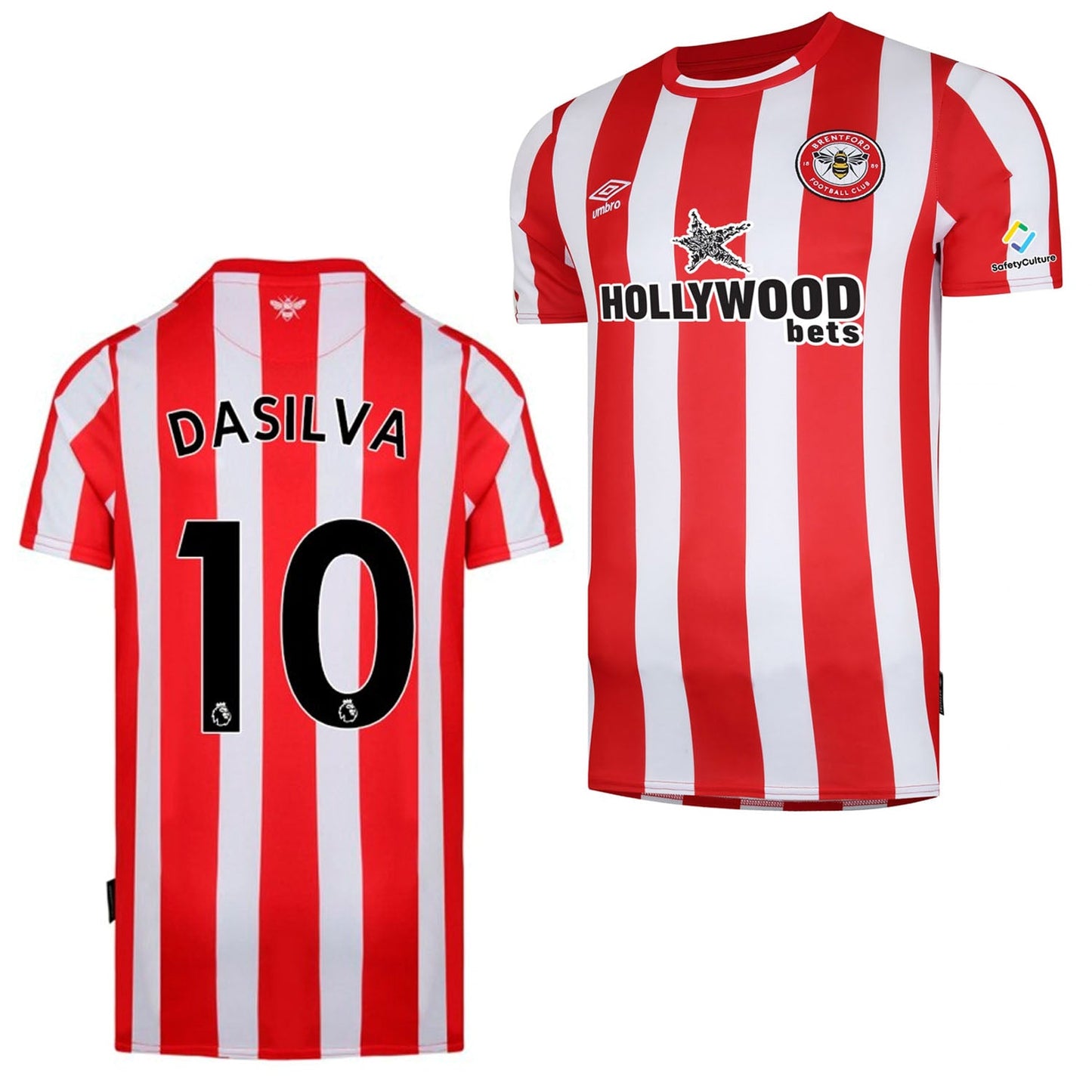 Josh Dasilva Brentford 10 Jersey