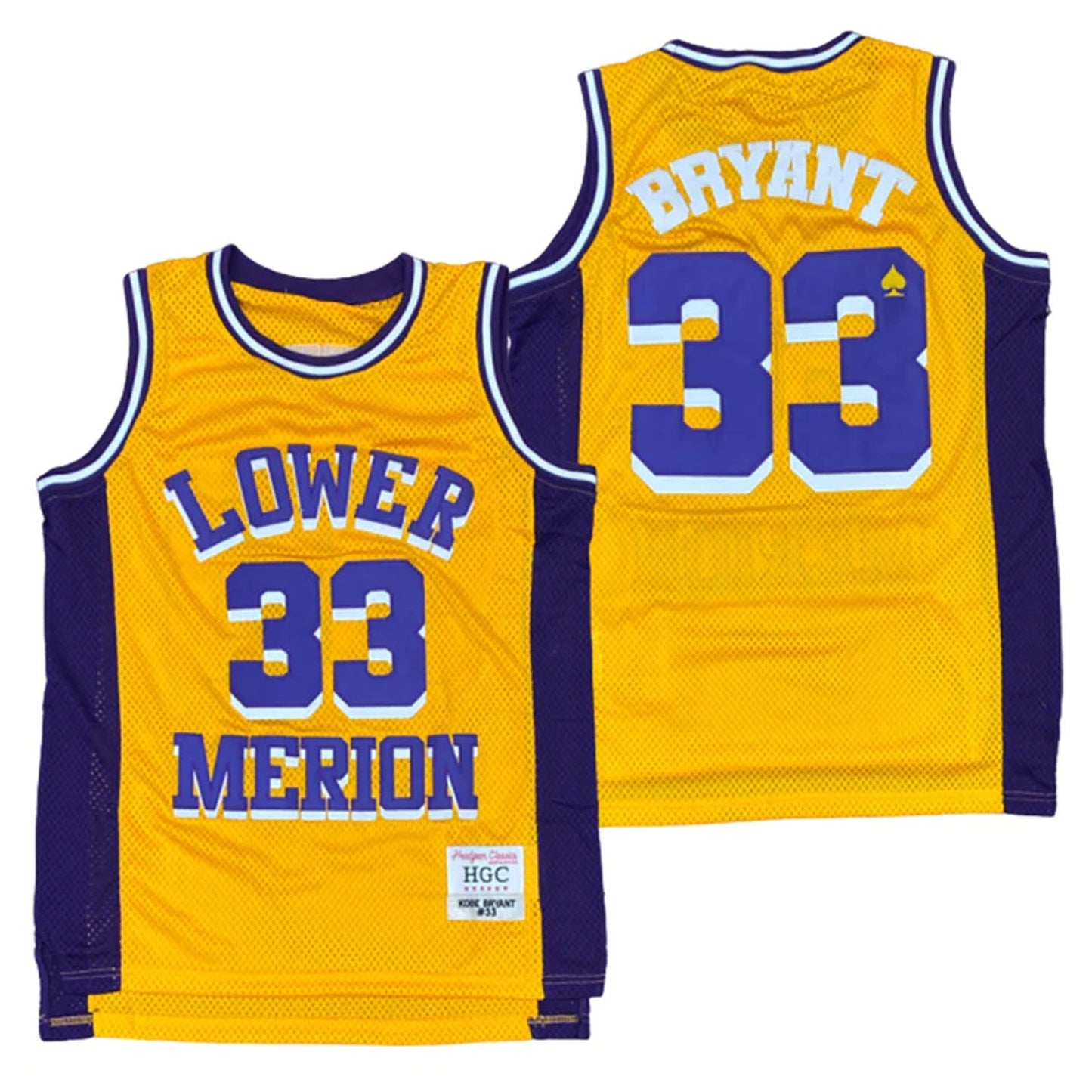 Kobe Bryant #33 Lower Merion X Lakers Jersey