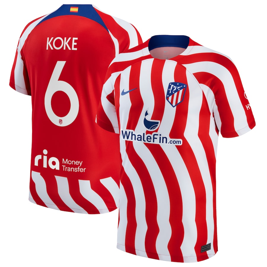 Koke Atletico Madrid 6 Jersey