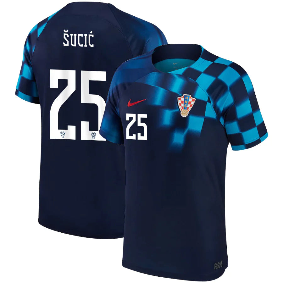 Luka Sucic Croatia 25 FIFA World Cup Jersey