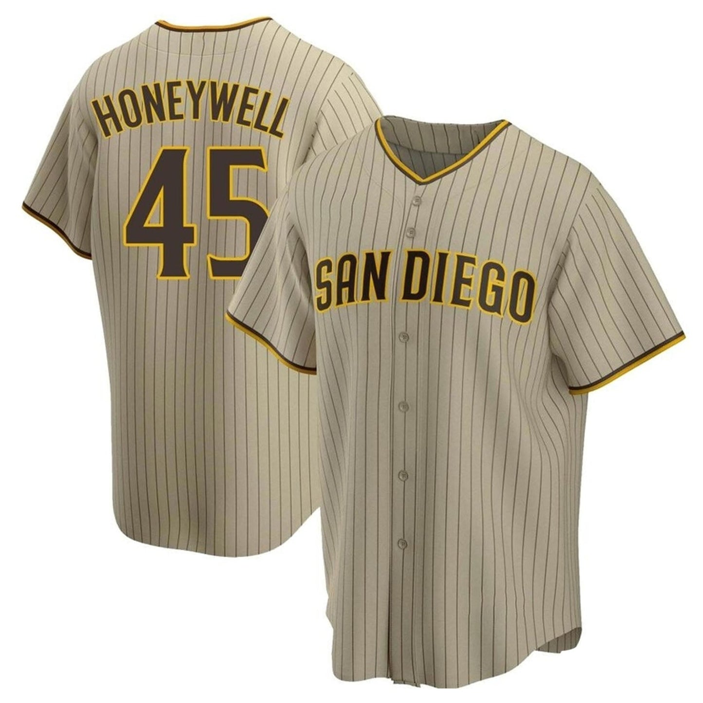 MLB Brent Honeywell Jr San Diego Padres 45 Jersey