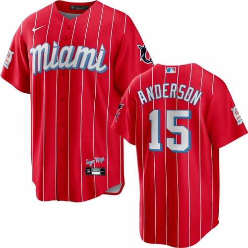 MLB Brian Anderson Miami Marlins 15 Jersey