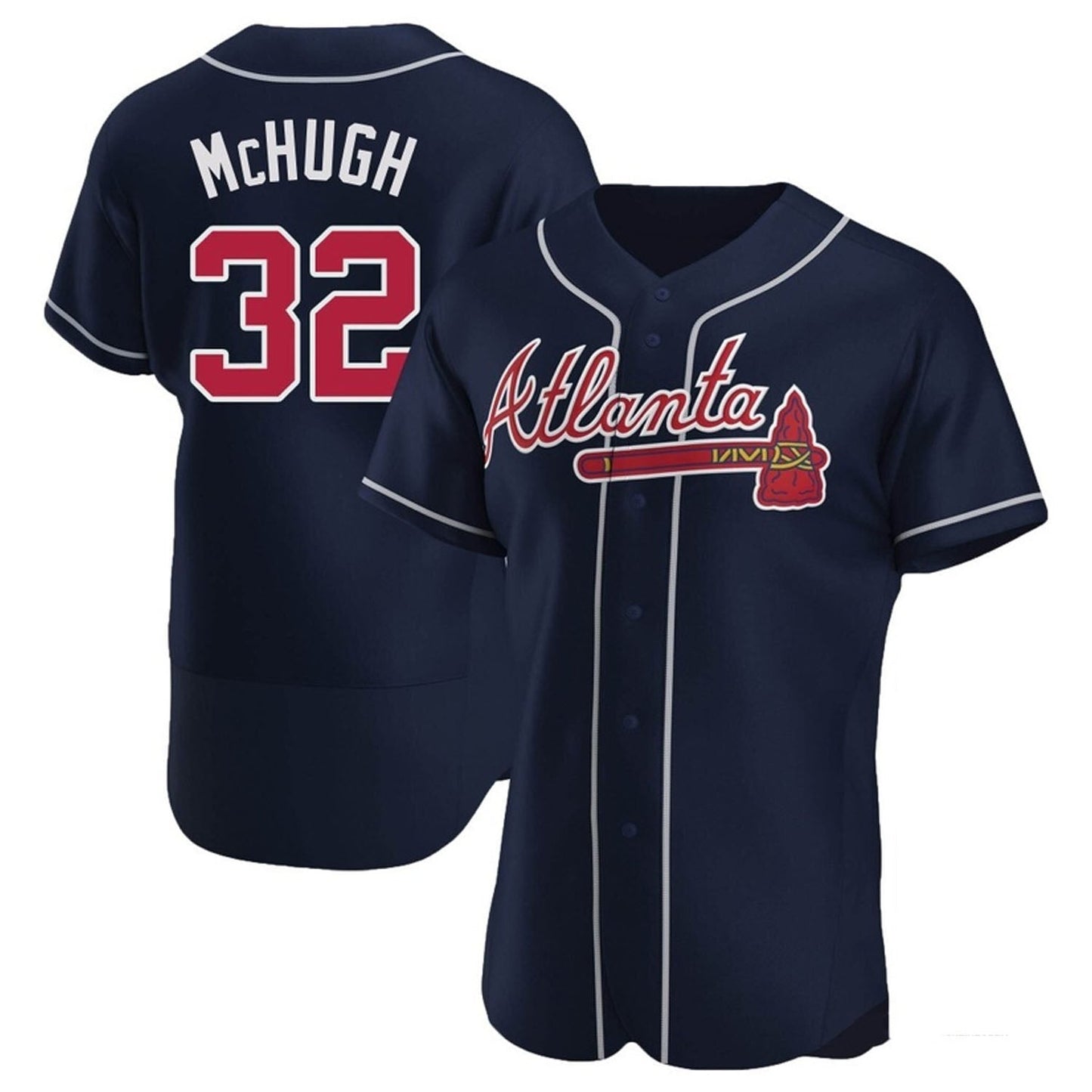 MLB Collin McHugh Atlanta Braves 32 Jersey