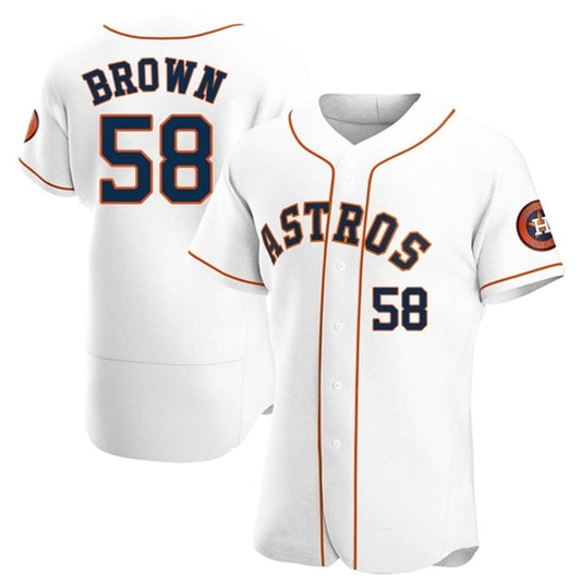 MLB Hunter Brown Houston Astros 58 Jersey