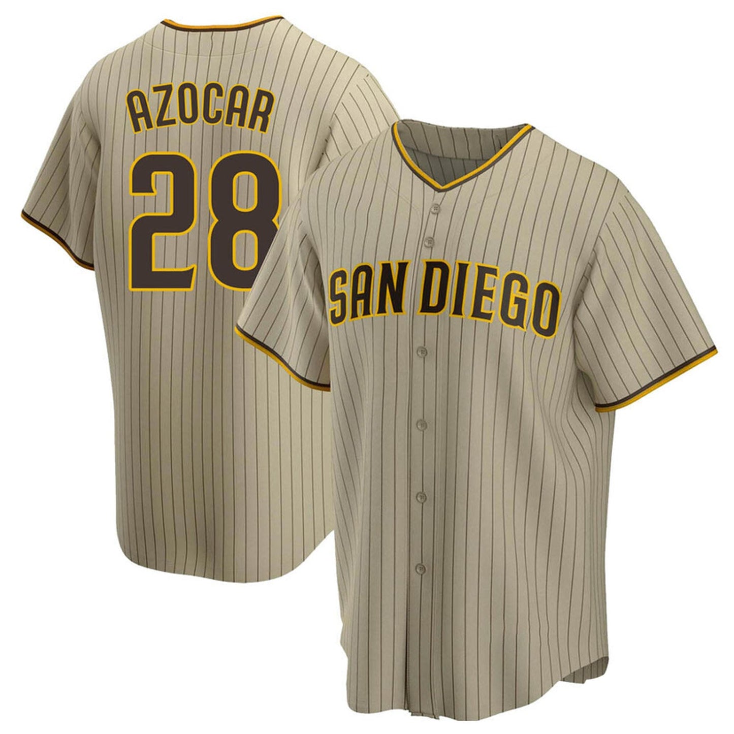 MLB Jose Azocar San Diego Padres 28 Jersey