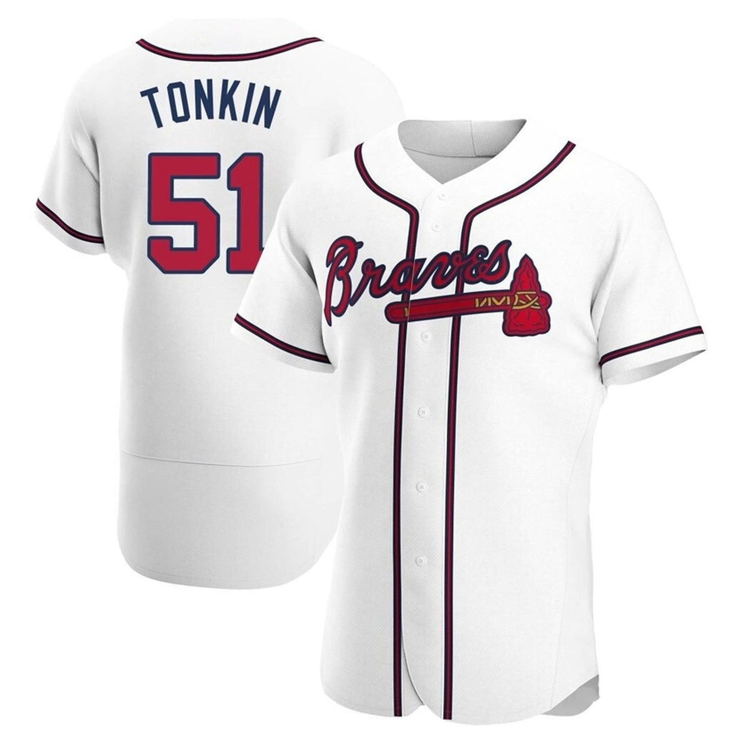 MLB Michael Tonkin Atlanta Braves 51 Jersey