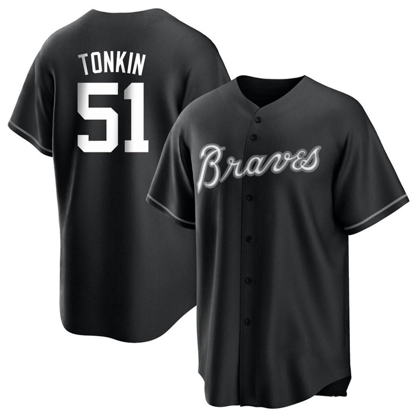 MLB Michael Tonkin Atlanta Braves 51 Jersey