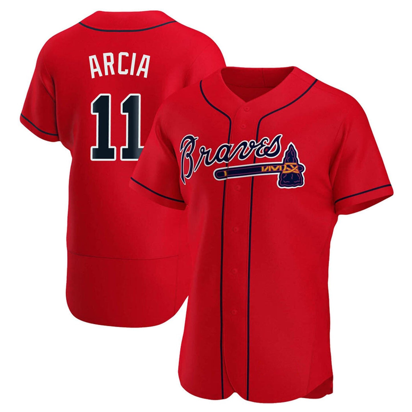 MLB Orlando Arcia Atlanta Braves 11 Jersey