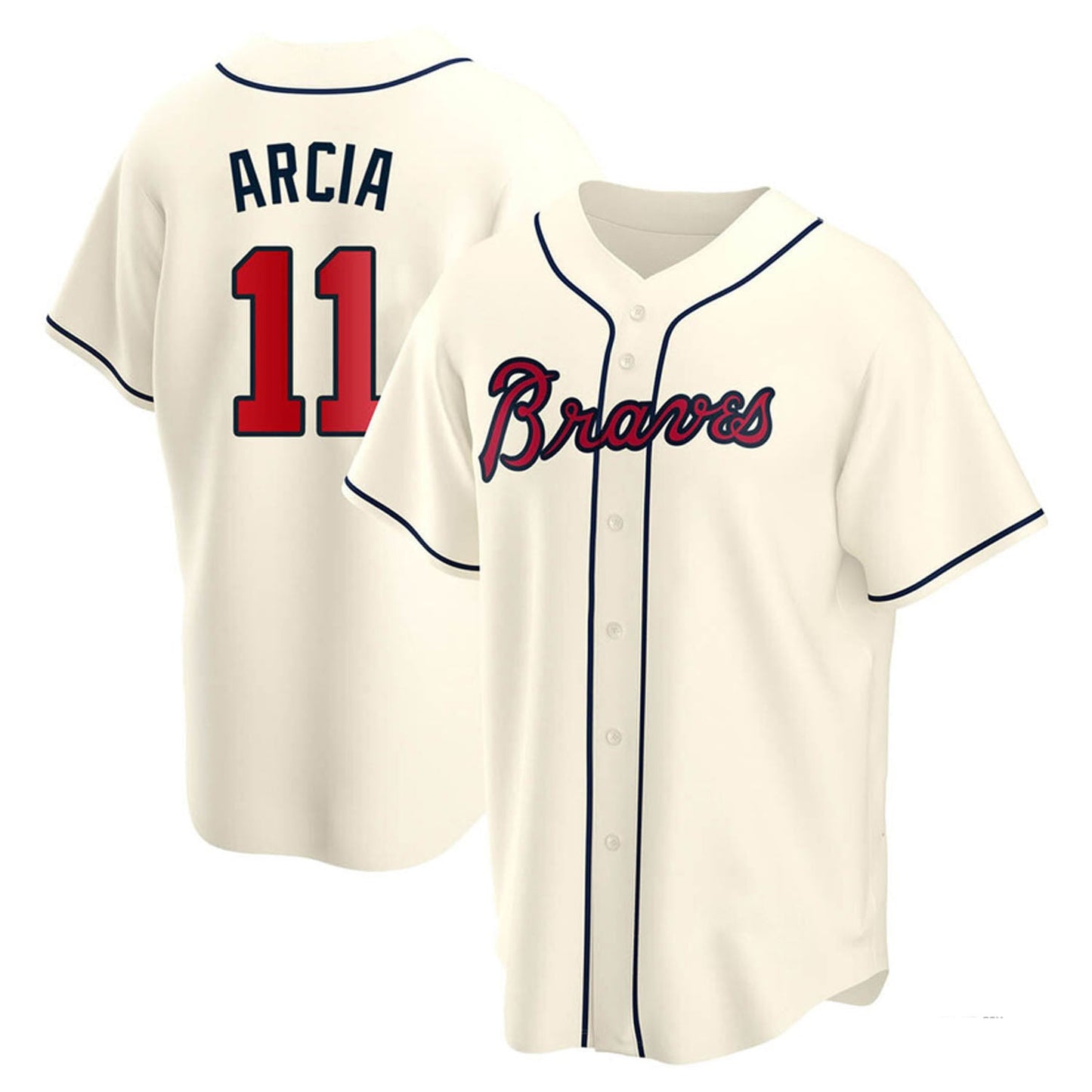 MLB Orlando Arcia Atlanta Braves 11 Jersey
