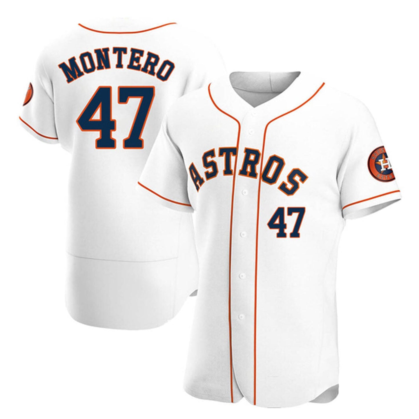 MLB Rafael Montero Houston Astros 47 Jersey