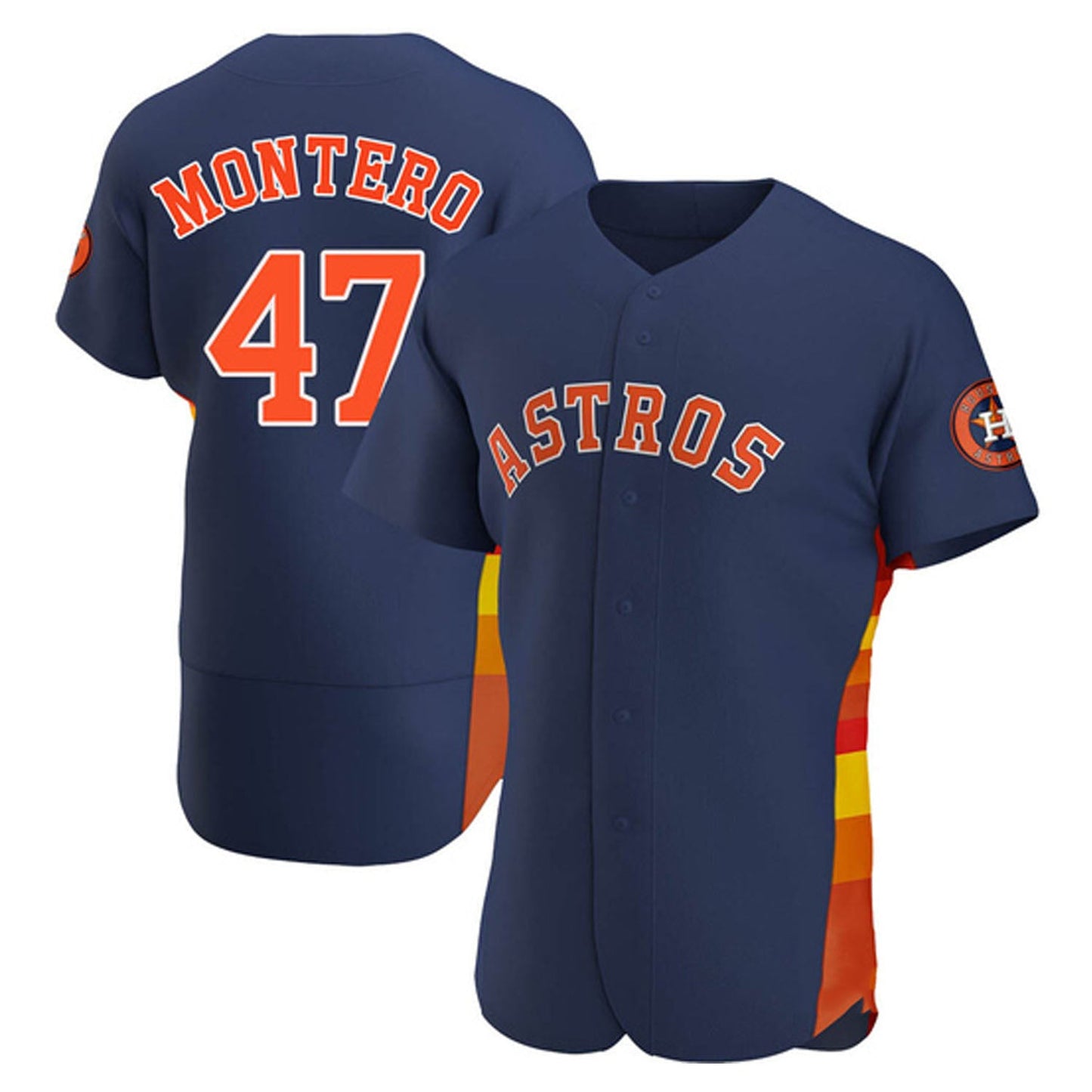 MLB Rafael Montero Houston Astros 47 Jersey