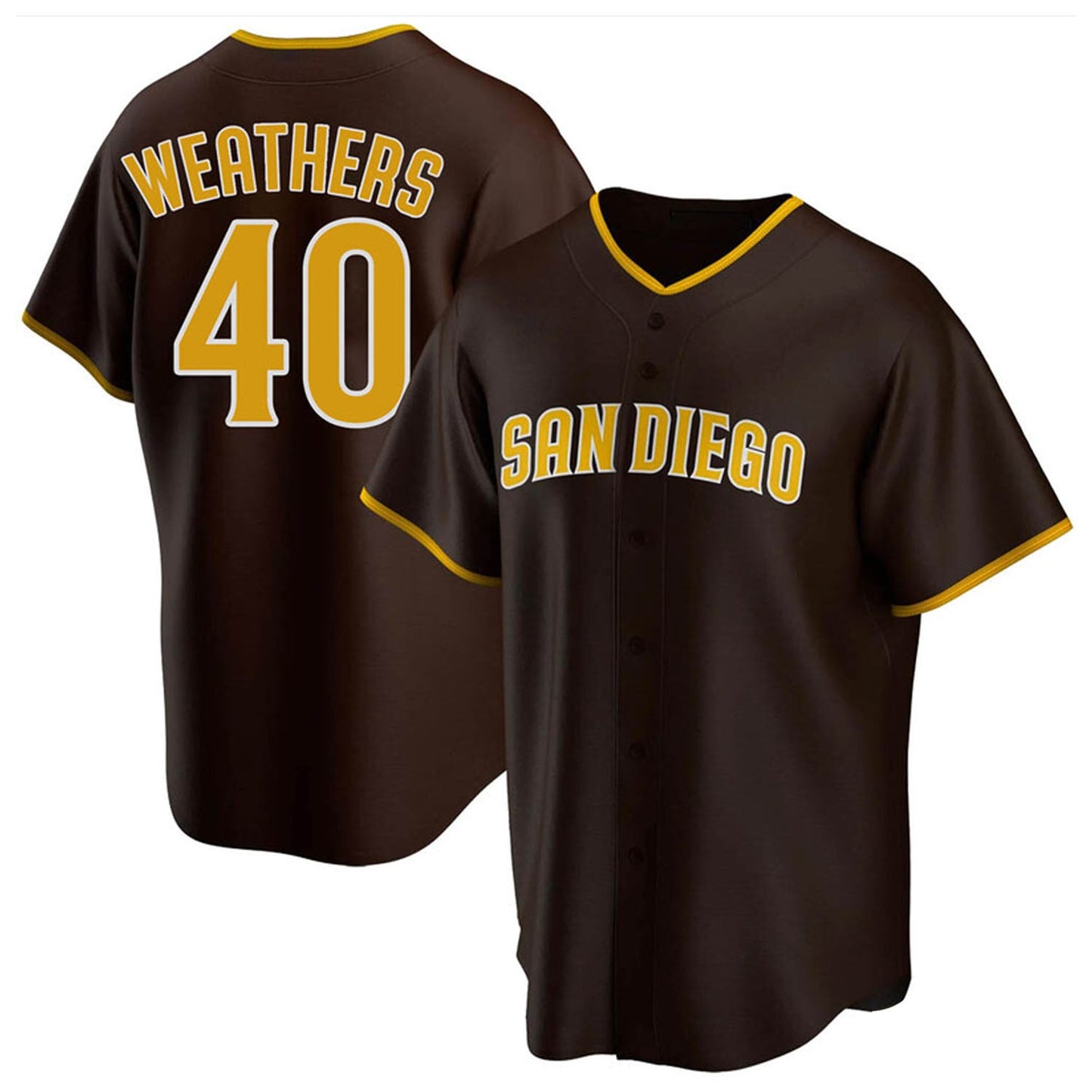 MLB Ryan Weathers San Diego Padres 40 Jersey