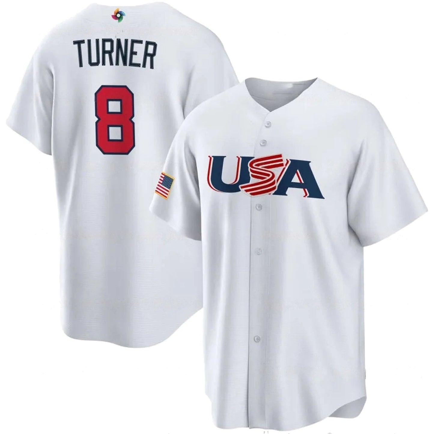 MLB Trea Turner USA 8 Jersey