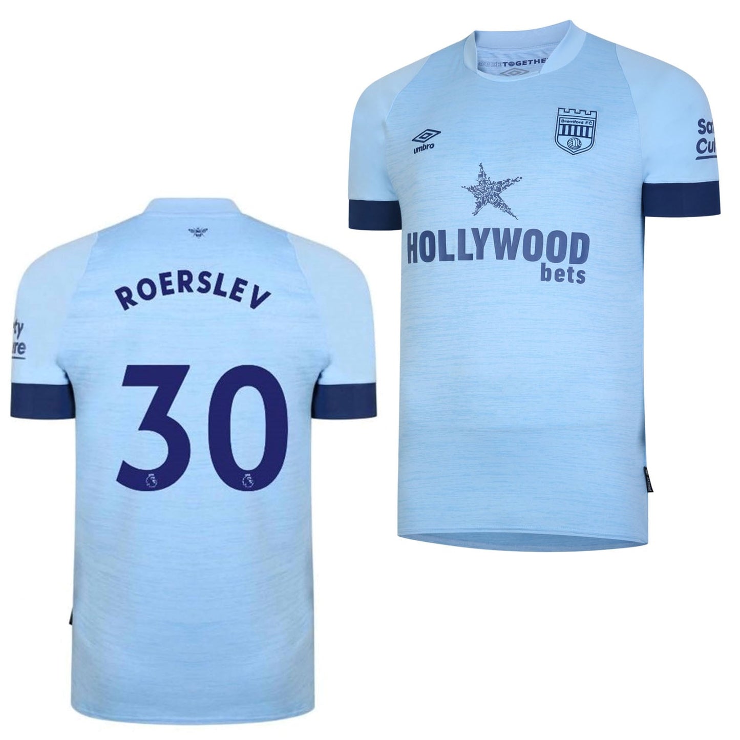 Mads Roerslev Brentford 30 Jersey