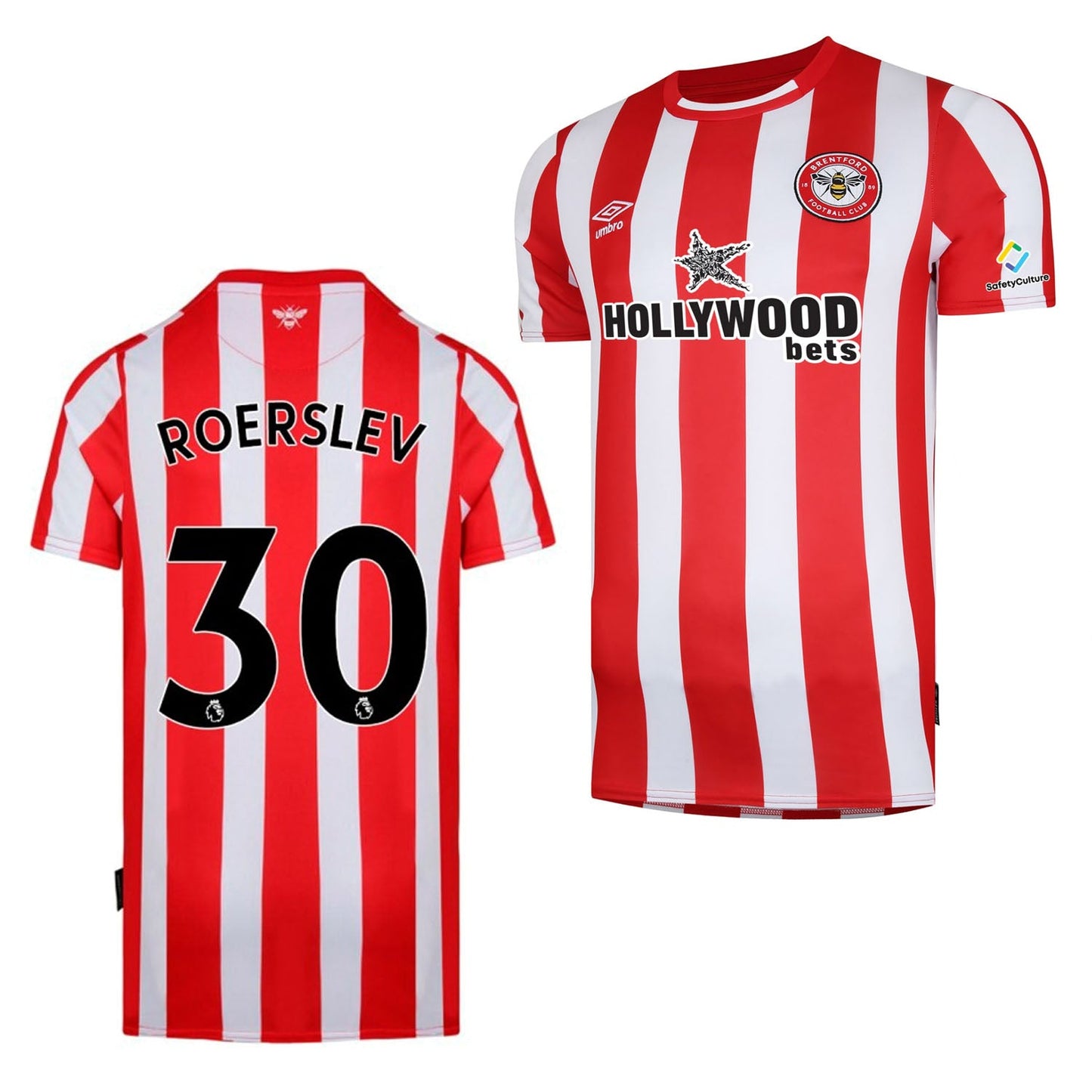 Mads Roerslev Brentford 30 Jersey