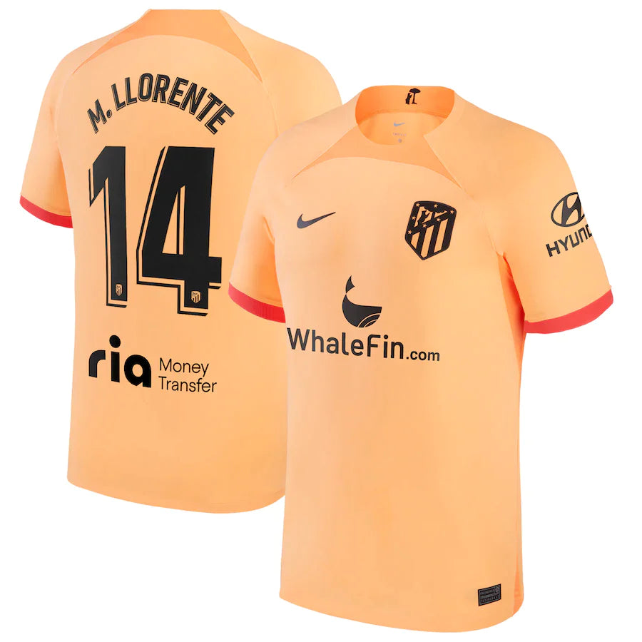 Marcos Llorente Atletico Madrid 14 Jersey