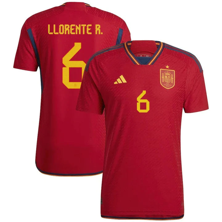 Marcos Llorente Spain 6 FIFA World Cup Jersey