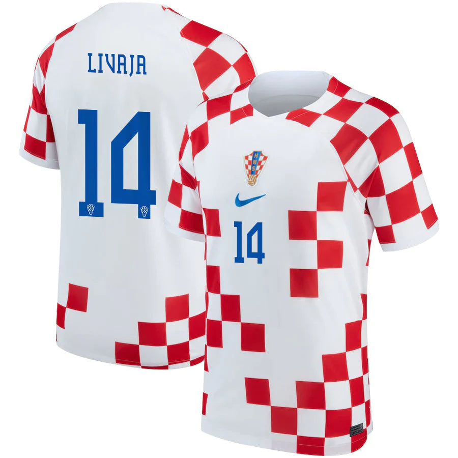 Marko Livaja Croatia 14 FIFA World Cup Jersey