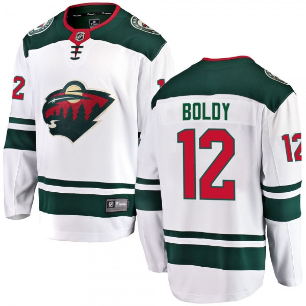 NHL Matt Boldy Minnesota Wild 12 Jersey