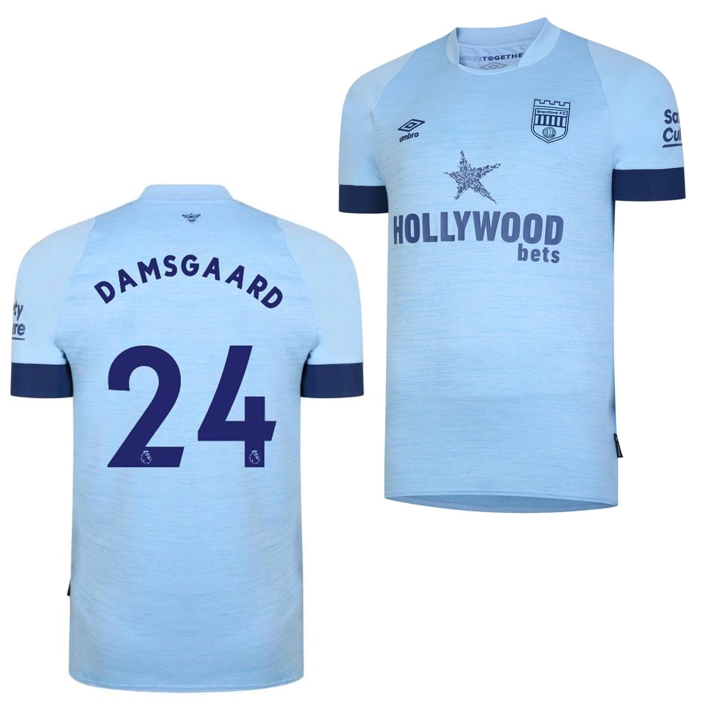 Mikkel Damsgaard Brentford 24 Jersey