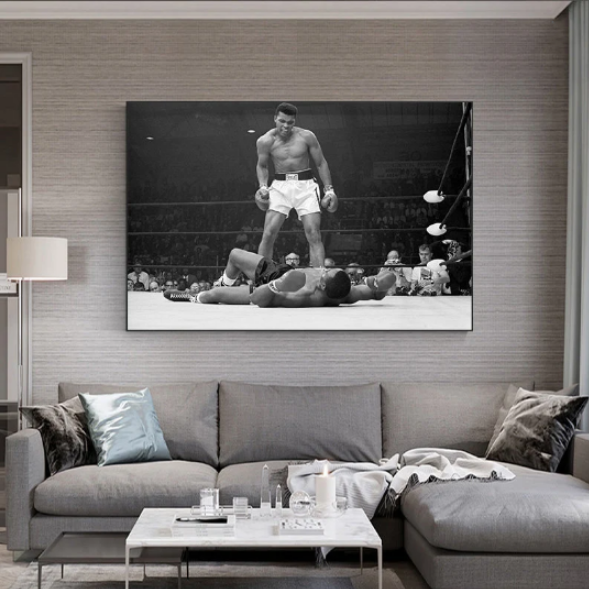 Mohammed Ali VS Sony Liston Wall Poster