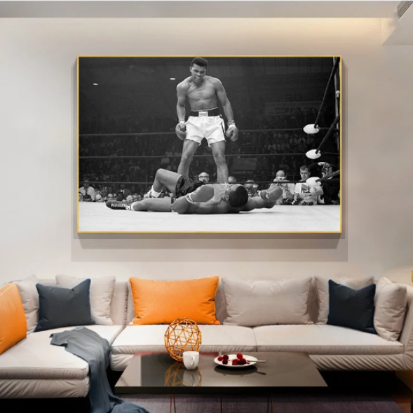 Mohammed Ali VS Sony Liston Wall Poster