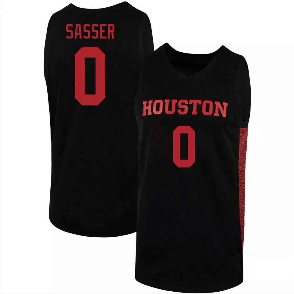 NCAAB Marcus Sasser Houston Cougars 0 Jersey