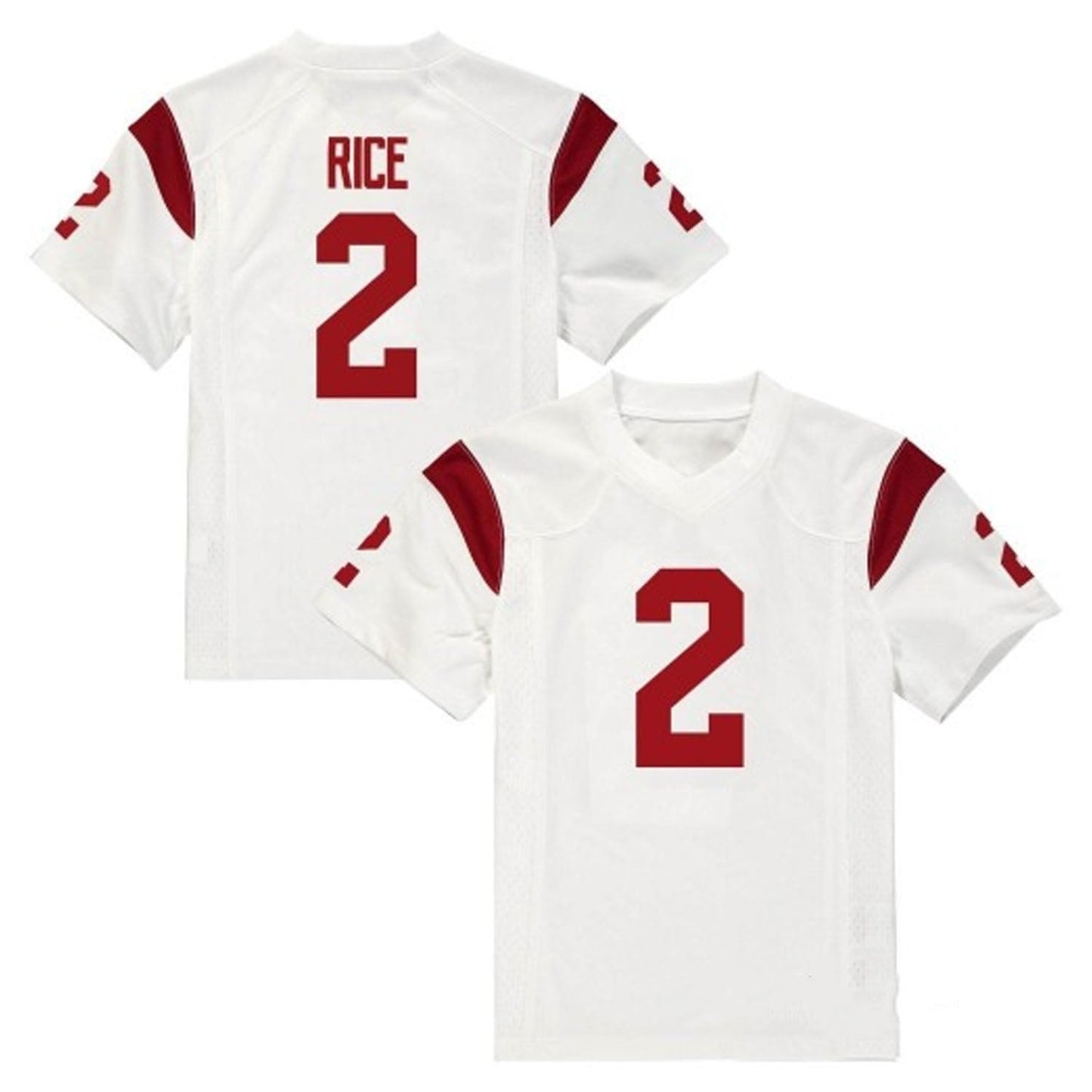 NCAAF Brenden Rice USC 2 Jersey