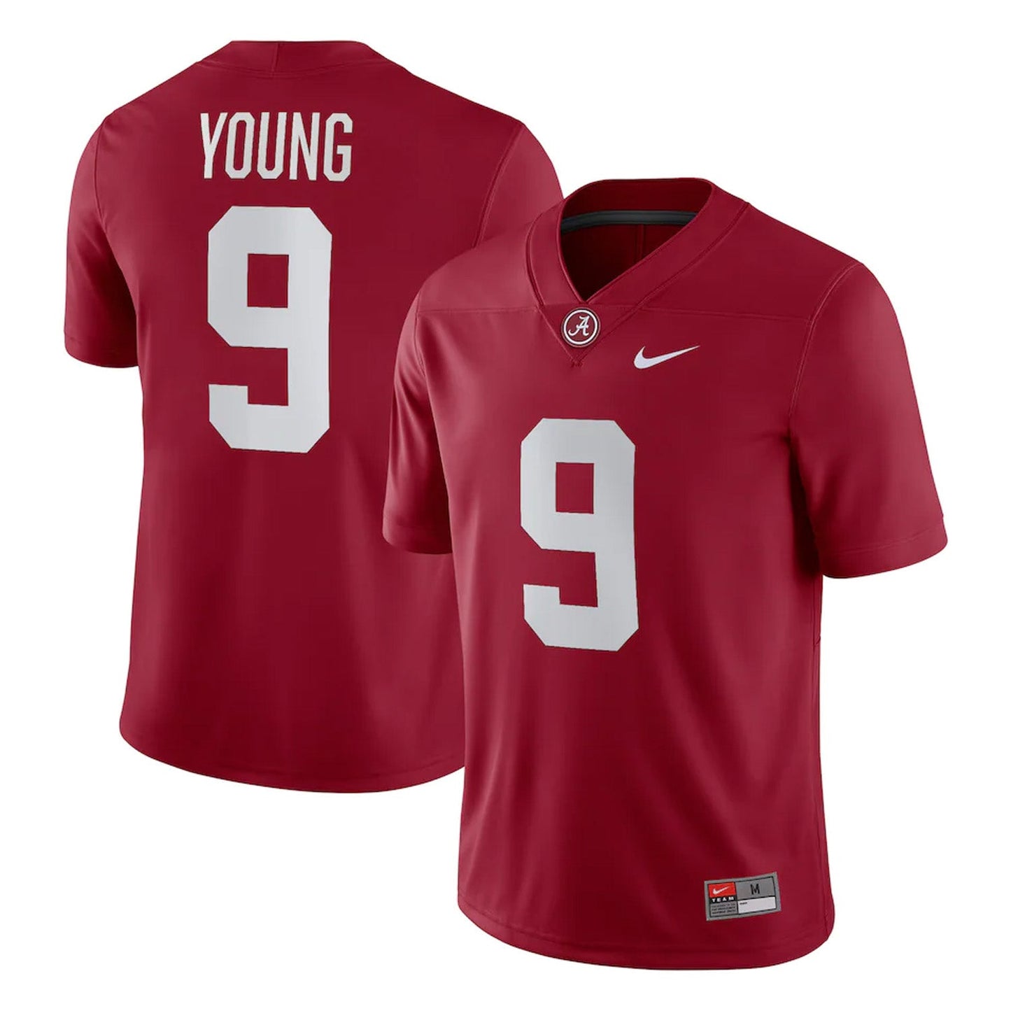 NCAAF Bryce Young Alabama Crimson Tide 9 Jersey