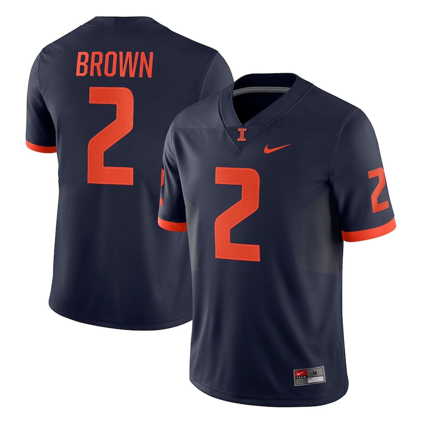 NCAAF Chase Brown Illinois Fightin Illini 2 Jersey