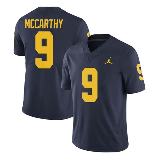 NCAAF J.J. McCarthy Michigan Wolverines 9 Jersey